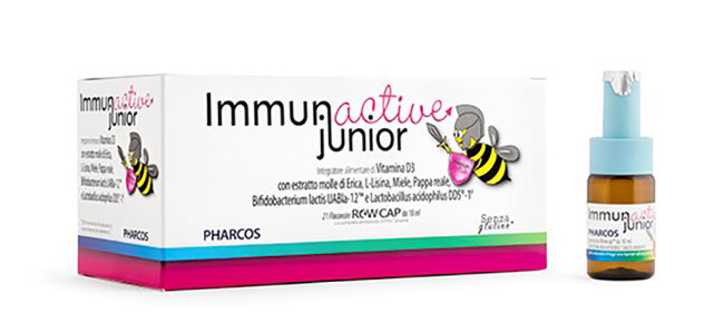 IMMUNACTIVE JUNIOR PHARCOS 21 FIALE 10 ML - Fontenova srl