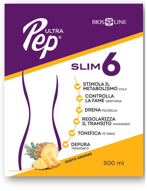 ULTRA PEP SLIM 6 ANANAS 500 ML - Fontenova srl