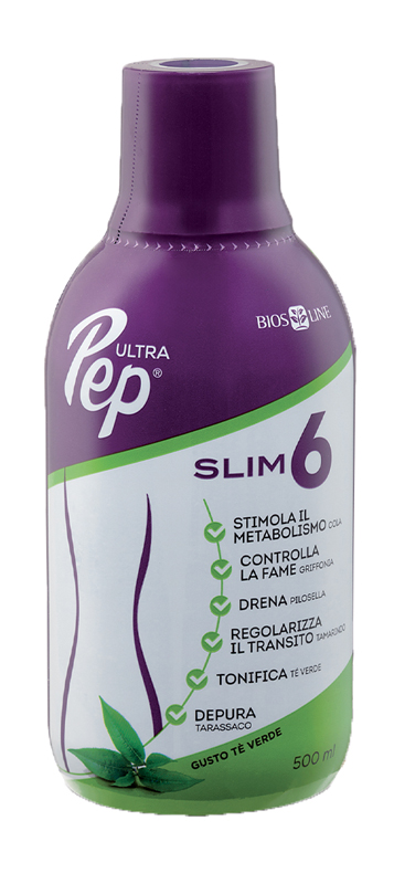 ULTRA PEP SLIM 6 TE' VERDE 500 ML BIOSLINE - Fontenova srl