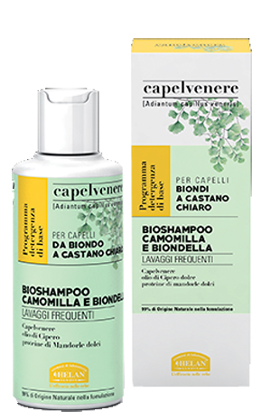 CAPELVENERE BIOSHAMPOO CAMOMILLA E BIONDELLA 200 ML - Fontenova srl