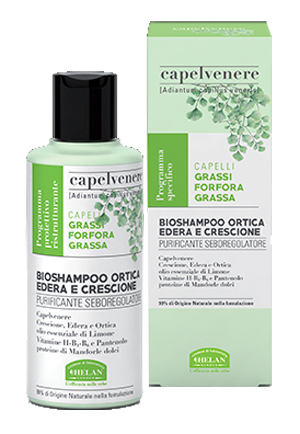 CAPELVENERE BIOSHAMPOO ORTICA EDERA E CRESCIONE 200 ML - Fontenova srl
