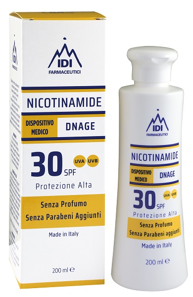 NICOTINAMIDE DNAGE 30SPF PROTEZIONE ALTA 200 ML - Fontenova srl