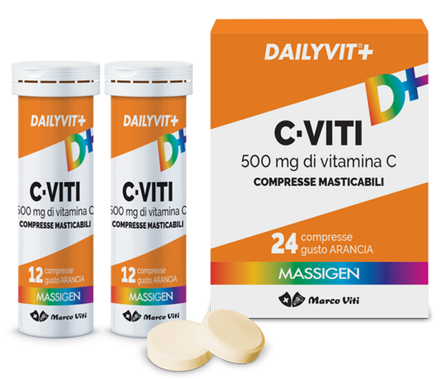 C VITI 500 MG 24 COMPRESSE MASTICABILI - Fontenova srl