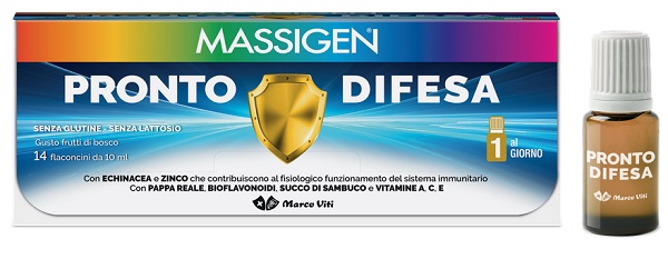 MASSIGEN PRONTO DIFESA 14 FLACONI X 10 ML - Fontenova srl