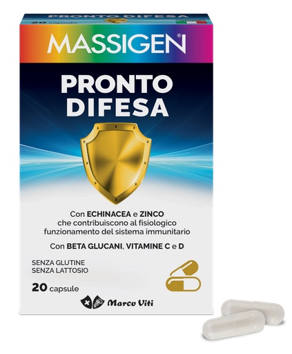 MASSIGEN PRONTO DIFESA 20 CAPSULE - Fontenova srl