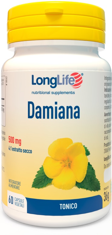LONGLIFE DAMIANA 60 CAPSULE - Fontenova srl