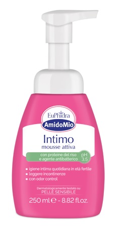 EUPHIDRA AMIDOMIO INTIMO MOUSSE ATTIVA PH 3,5 250 ML - Fontenova srl