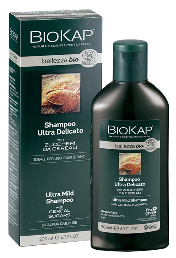 BIOKAP BELLEZZA BIO SHAMPOO ULTRA DELICATO COSMOS ECOCERT 200 ML BIOSLINE - Fontenova srl