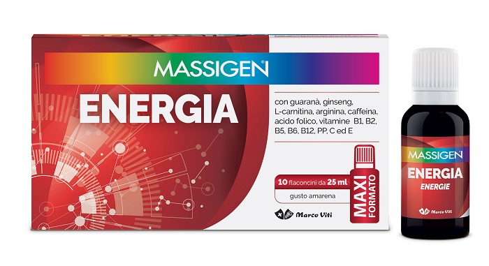 MASSIGEN ENERGIA 10 FLACONI DA 25 ML - Fontenova srl
