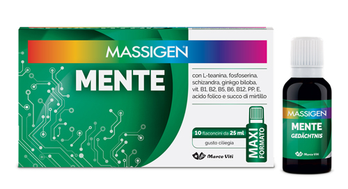 MASSIGEN MENTE 10 FLACONI DA 25 ML - Fontenova srl