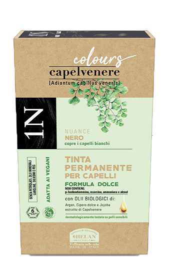 CAPELVENERE COLOURS TINTA CAPELLI 1N NERO - Fontenova srl