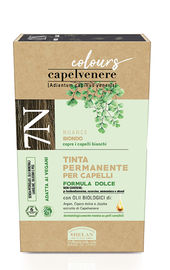 CAPELVENERE COLOURS TINTA CAPELLI 7N BIONDO - Fontenova srl