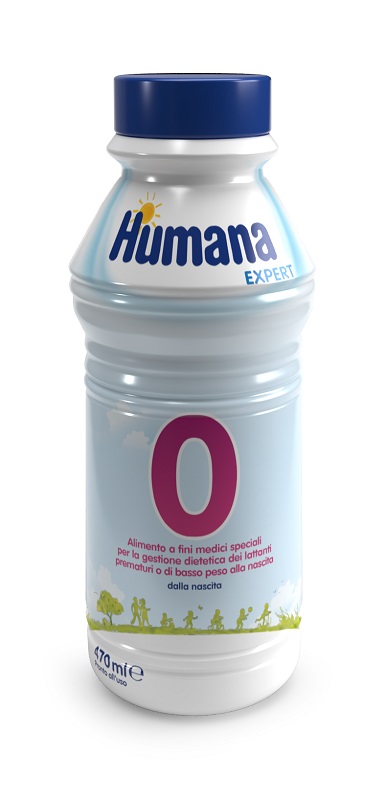 HUMANA 0 EXPERT 470 ML BOTTIGLIA - Fontenova srl