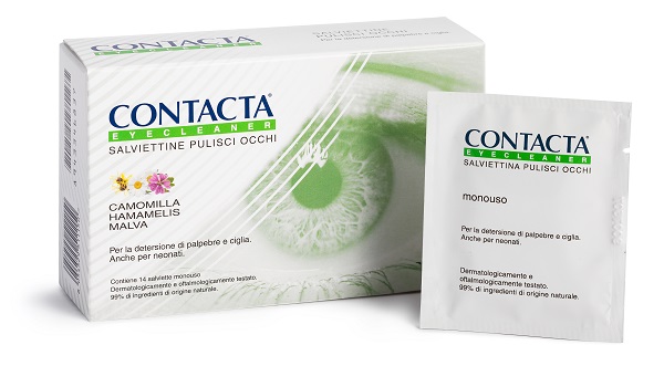 CONTACTA EYECLEANER 14 SALVIETTINE PULISCI OCCHI - Fontenova srl