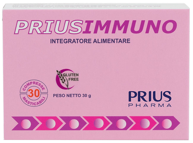 PRIUSIMMUNO 30 COMPRESSE MASTICABILI - Fontenova srl