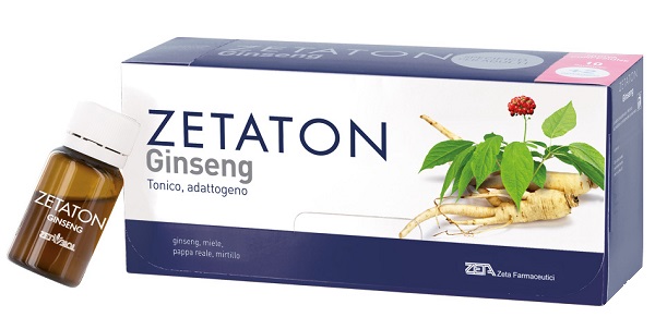 ZETATON GINSENG 12 FIALE X 10 ML - Fontenova srl
