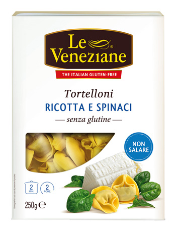 LE VENEZIANE TORTELLONI RICOTTA E SPINACI 250 G - Fontenova srl