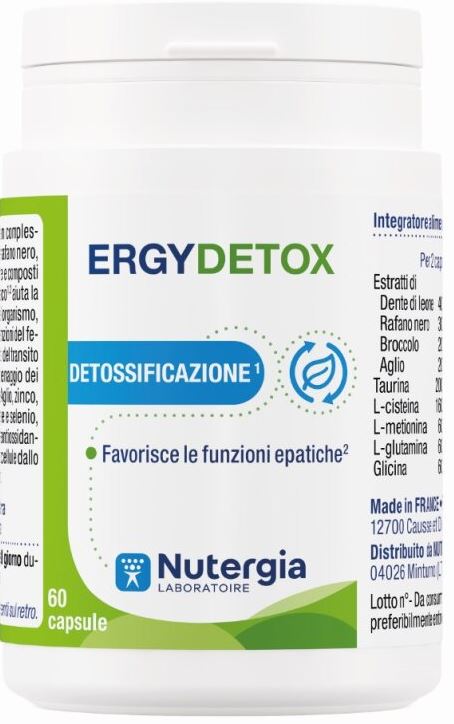 ERGYDETOX 60 CAPSULE - Fontenova srl