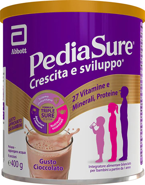 PEDIASURE CRESCITA&SVILUPPO CIOCCOLATO 850 G - Fontenova srl