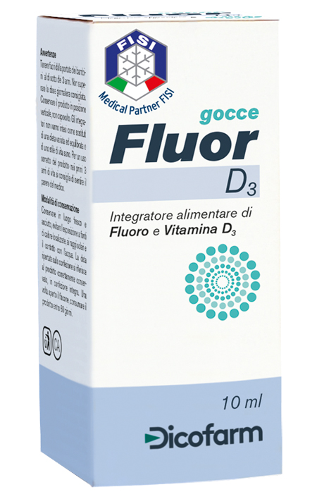FLUOR D3 GOCCE 10 ML - Fontenova srl