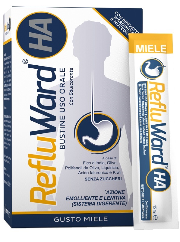 REFLUWARD HA 20 STICK X 15 ML GUSTO MIELE - Fontenova srl