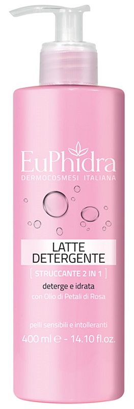 EUPHIDRA LATTE DETERGENTE STRUCCANTE 2IN1 400 ML - Fontenova srl