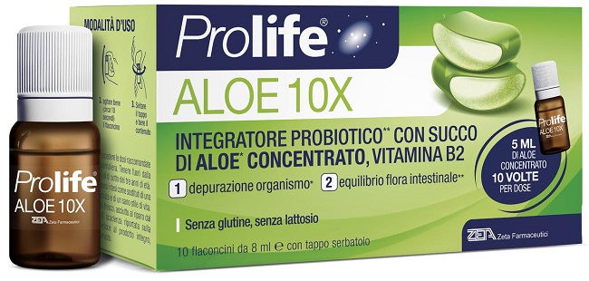 PROLIFE ALOE 10 FLACONI X 8 ML - Fontenova srl