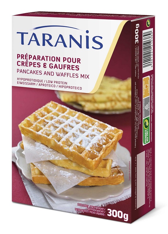 TARANIS PREPARATO PER CREPES E WAFFLES 300 G - Fontenova srl