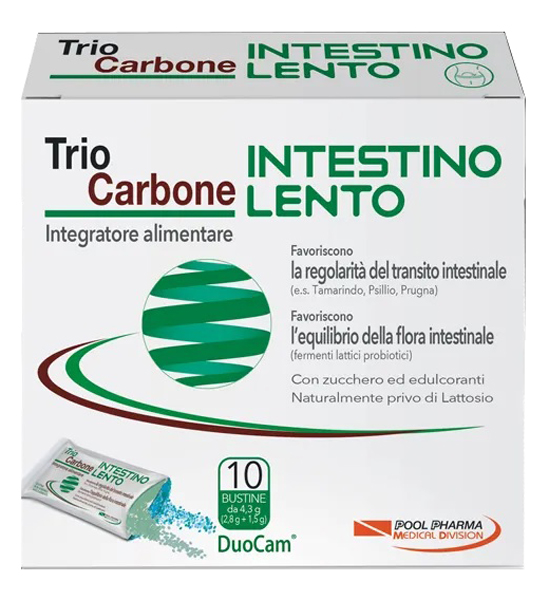 TRIOCARBONE INTESTINO LENTO 10 BUSTINE - Fontenova srl