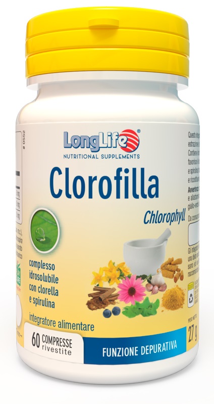 LONGLIFE CLOROFILLA 60 COMPRESSE RIVESTITE - Fontenova srl