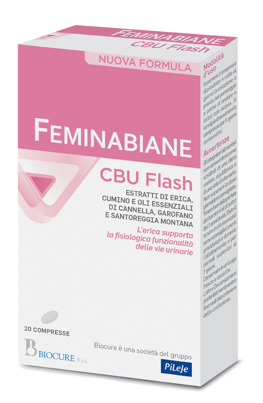 FEMINABIANE CBU FLASH 20 COMPRESSE NUOVA FORMULA - Fontenova srl
