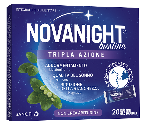 NOVANIGHT 20 BUSTINE TRIPLA AZIONE - Fontenova srl