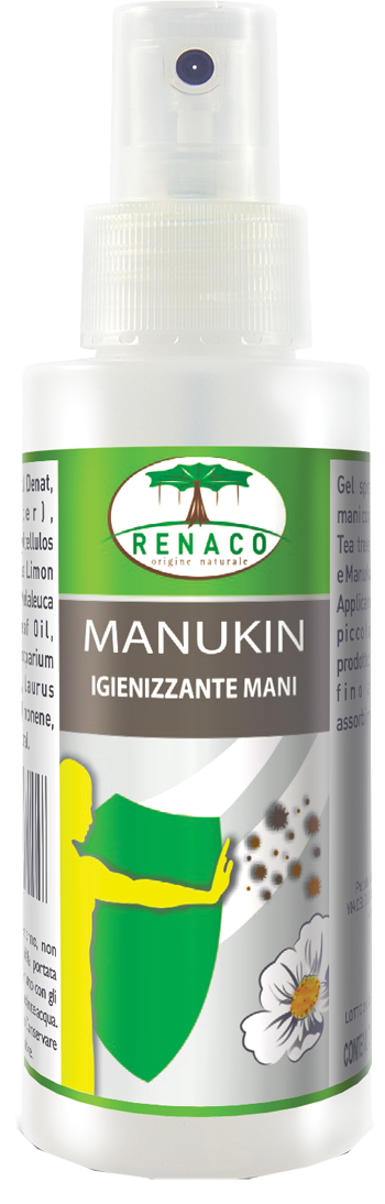 MANUKIN SPRAY IGIENIZZANTE MANI 100 ML - Fontenova srl