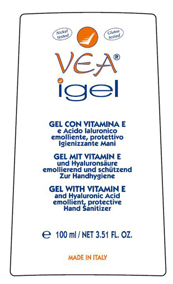 VEA IGEL GEL MANI IGIENIZZANTE VITAMINA E ACIDO IALURONICO 100 ML - Fontenova srl