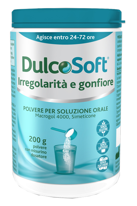 DULCOSOFT IRREGOLARITA' E GONFIORE POLVERE SOLUBILE 200 G - Fontenova srl