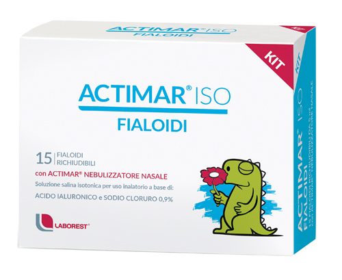 ACTIMAR ISO FIALOIDI KIT 15 FIALOIDI DA 5ML CON NEBULIZZATORE NASALE - Fontenova srl