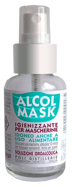 ALCOL MASK 50 ML IGIENIZZANTE MASCHERINE - Fontenova srl