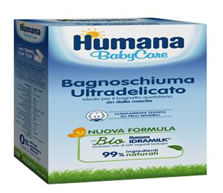 HUMANA BABY CARE BAGNOSCHIUMA 200 ML - Fontenova srl