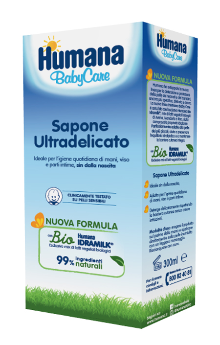 HUMANA BABY CARE SAPONE LIQUIDO 300 ML - Fontenova srl