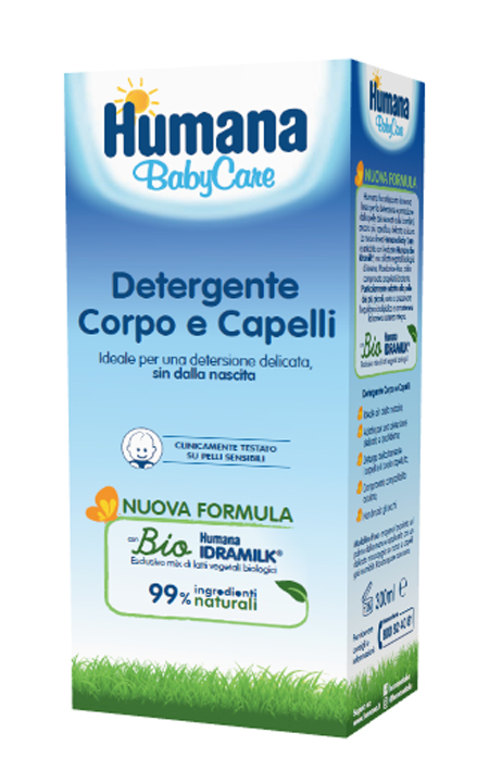 HUMANA BABY CARE DETERGENTE CORPO&CAPELLI 300 ML - Fontenova srl