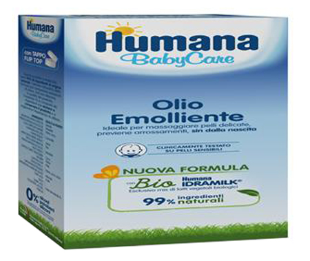 HUMANA BABY CARE OLIO EMOLLIENTE 250 ML - Fontenova srl