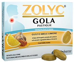 ZOLYC GOLA MIELE/LIMONE SENZA ZUCCHERI 36 PASTIGLIE - Fontenova srl
