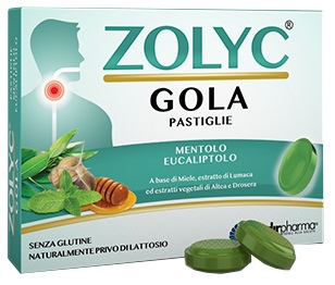 ZOLYC GOLA MENTOLO/EUCALIPTO 36 PASTIGLIE - Fontenova srl
