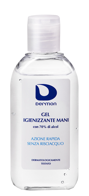 DERMON GEL IGIENIZZANTE MANI 100 ML 70% ALCOOL - Fontenova srl
