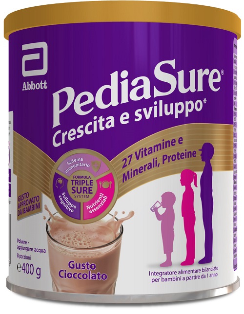PEDIASURE CRESCITA&SVILUPPO CIOCCOLATO 400 G - Fontenova srl