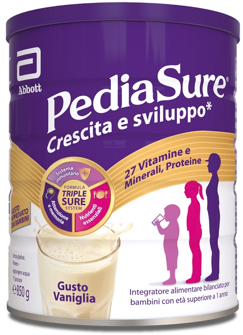PEDIASURE CRESCITA&SVILUPPO VANIGLIA 850 G - Fontenova srl