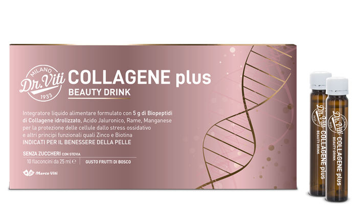 DR VITI COLLAGENE BEAUTY DRINK PLUS 250 ML - Fontenova srl