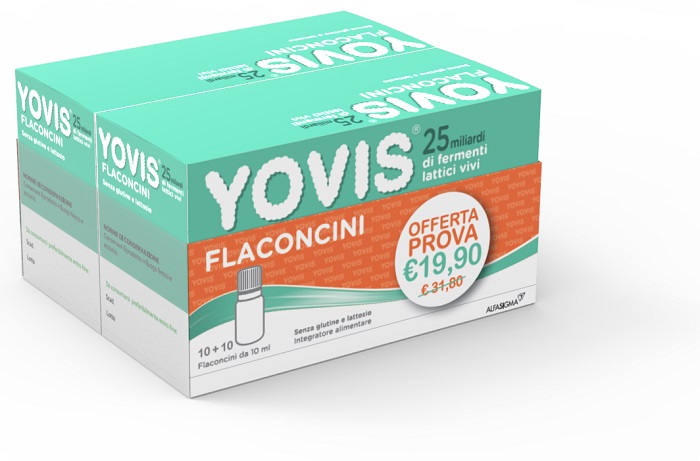 YOVIS 20 FLACONCINI DA 10 ML BIPACCO - Fontenova srl