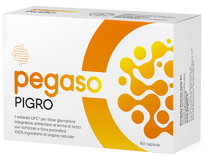 PEGASO PIGRO 60 CAPSULE DA 135 MG SENZA GLUTINE NATURALMENTE PRIVO DI LATTOSIO - Fontenova srl