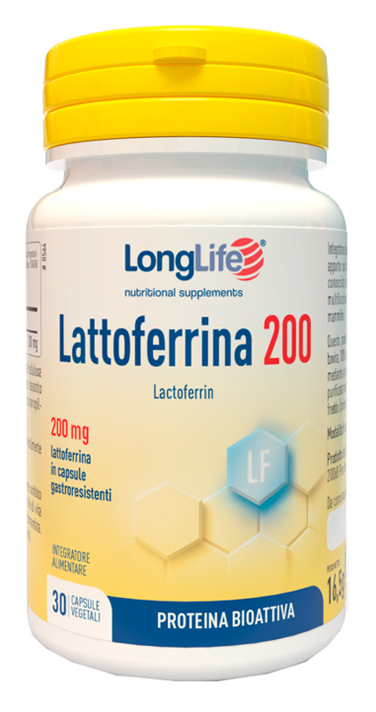 LONGLIFE LATTOFERRINA200 30 CAPSULE VEGETALI DA 550 MG - Fontenova srl
